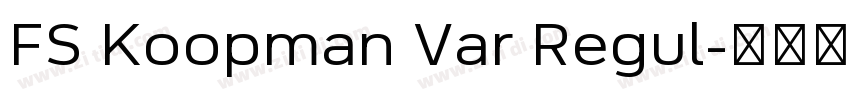 FS Koopman Var Regul字体转换